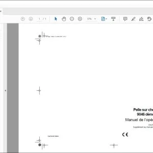Case Pelle sur chenilles 9046 démolition Manuel de l’opérateur Cre 6-25230 FR - PDF DOWNLOAD (French)