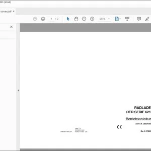 Case RADLADER DER SERIE 621 D Betriebsanleitung 6-37880GE - PDF DOWNLOAD (German)