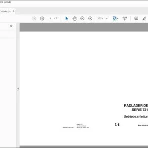 Case RADLADER DER SERIE 721D Betriebsanleitung Bur 6-35010GE - PDF DOWNLOAD (German)