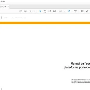 Case TX 130-45 turbo TX 140-45 turbo TX 170-45 turbo Telescopic handlers plate-forme porte-personne Manuel de I'operateur - PDF DOWNLOAD (French)