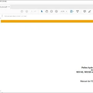 Case WX 145 WX 165 WX 185 NOTICE D’UTILISATION ET ENTRETIEN 87590055 - PDF DOWNLOAD (French)