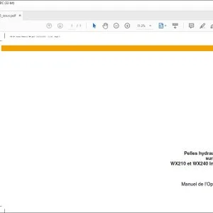 Case WX 210 Industry WX 240 Industry Tier 3 NOTICE D’UTILISATION ET ENTRETIEN 87618266 - PDF DOWNLOAD (French)