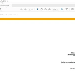 Case WX120 Radbagger Bedienungsanleitung 6-30070 - PDF DOWNLOAD (German)