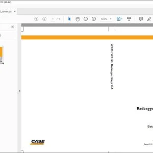 Case WX95 WX125 Radbagger Stage IIIA Betriebsanleitung 84295893 - PDF DOWNLOAD (German)