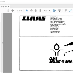 Claas ROLLANT 46 ROTO CUT Operator's Manual  - PDF DOWNLOAD