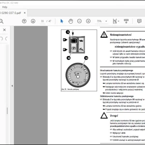 Claas Telehandlers Parking brake  FR DE EN RU Operator's Manual  - PDF DOWNLOAD