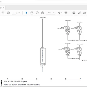 Claas Tractor ARION 600-500 (A77A76A75A74) Schematic Manual - PDF DOWNLOAD