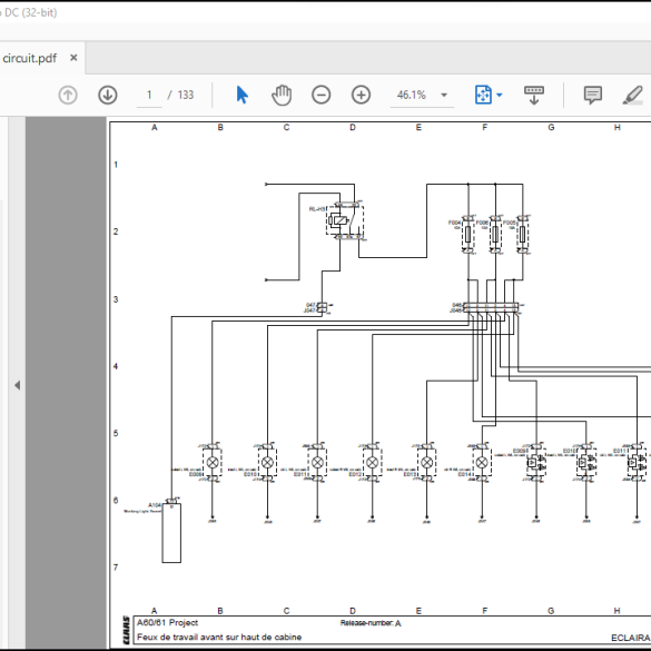 Claas Tractor AXION 800 (A60A61) Electrical Schematic Manual - PDF ...