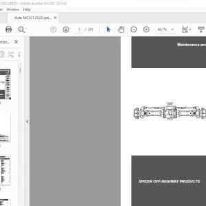 Class AXLE 212 MO212S20 Maintenance and Repair Manual - PDF DOWNLOAD