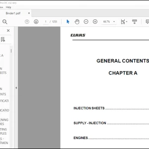 Class-Ares 506,606 Tracktor Workshop Manual - PDF DOWNLOAD