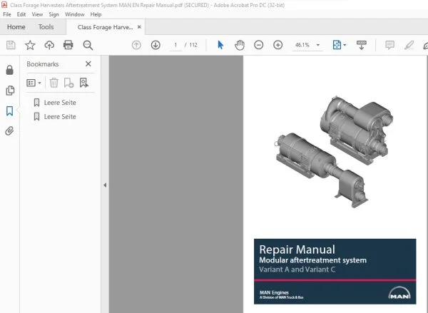 Class Modular aftertreatment system MAN Engines Repair Manual – PDF ...