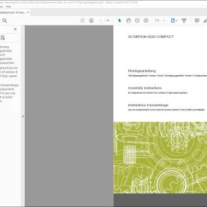 Class SCORPION 6030 COMPACT for parking brake switch Assembly instructions Manual_DE_FR_EN -  PDF DOWNLOAD