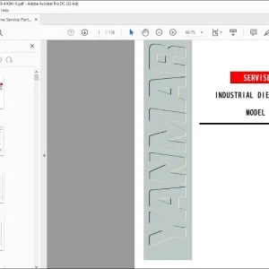 Engine Service Parts Yanmar TNE K9-4 K94 I II - PDF DOWNLOAD