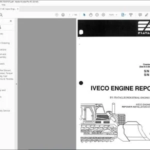 Fiatallis 14C Crawler Dozer & Loader Iveco Engine Repower Parts Manual - PDF DOWNLOAD