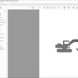 Fiatallis FH120 Hydraulic Excavator Service Manual 73158518 - PDF DOWNLOAD