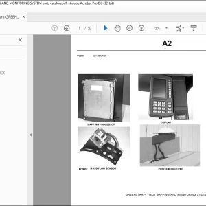 John Deere GREENSTAR YIELD MAPPING AND MONITORING SYSTEM parts catalog Manual - PDF DOWNLOAD