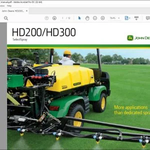 John Deere HD200 HD300 Operator manual - PDF DOWNLOAD