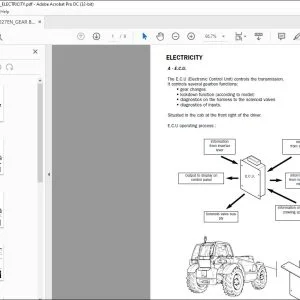 MANITOU 647027EN_GEAR BOX_SERIE PG 115_ELECTRICITY - PDF DOWNLOAD