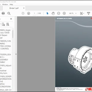 Manitou Angle gear box 15930 15932 Repair Manual 647058EN (20.11.2008) - PDF DOWNLOAD