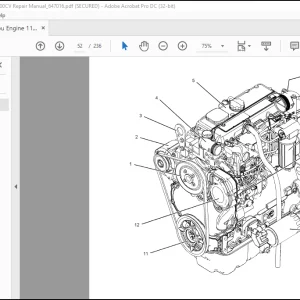 Manitou Engine 1104D Euro 3-80CV,100CV Repair Manual_647016 - PDF DOWNLOAD