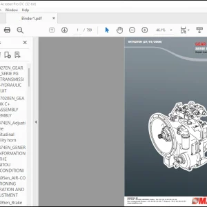 Manitou GEAR BOX SERIE PG 115 Repair Manual 647027EN - PDF DOWNLOAD