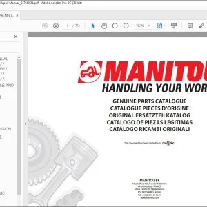 Manitou M26-M30-M40-M50 P ST3B S4 EU Repair Manual_647569EN - PDF DOWNLOAD