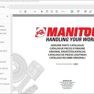 Manitou MC, MSI 25-30-35 D K ST5 S1 Spare Parts Catalog_647839 - PDF DOWNLOAD