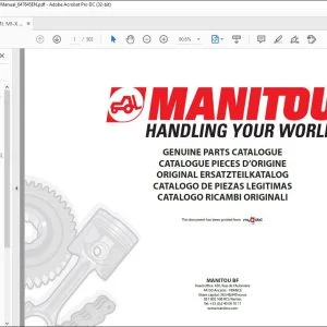 Manitou MI, MI-X 50-60-70-80-100 Repair Manual_647645EN - PDF DOWNLOAD