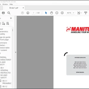 Manitou MLT 630_730 647699EN Repair Manual - PDF DOWNLOAD