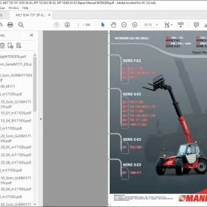 Manitou MLT 634 731 SF-E3, MLT 735 741 1035 S6-E3, MT 732 932 SE-E3, MT 1030S S5-E3 Repair Manual 647092EN - PDF DOWNLOAD