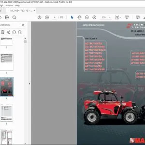 Manitou MLT 634-732-731-741-932-1030 ST3B Repair Manual 647412EN - PDF DOWNLOAD