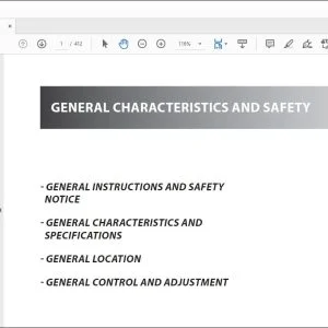 Manitou MLT 634 936088 Telehandlers Service Manual - PDF DOWNLOAD