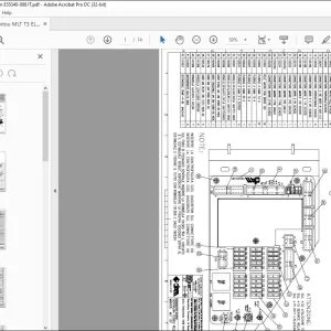 Manitou MLT T3 EL Wiring Diagram E55340-088 IT - PDF DOWNLOAD