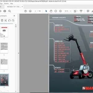 Manitou MLT634-731-735-741-1035 MLT-X735-741-1035 MT-732-932-X732-1030S Repair Manual 647092EN - PDF DOWNLOAD