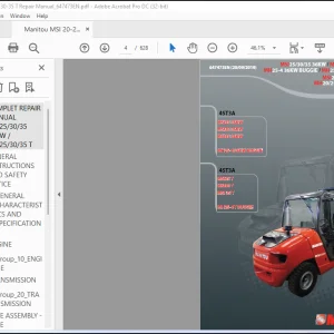 Manitou MSI 20-25-30-35 T Repair Manual_647473EN - PDF DOWNLOAD