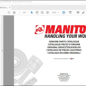 Manitou MSI 40-50 T S3 ST3B Repair Manual_647180EN - PDF DOWNLOAD