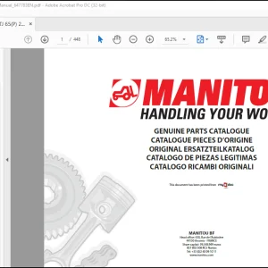 Manitou TJ 65(P) 2RD_4RD T4 S1 Repair Manual_647783EN - PDF DOWNLOAD
