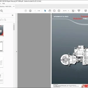 Manitou Y48130X Y43160X Y8140X Y48150X Repair Manual_647119EN - PDF DOWNLOAD