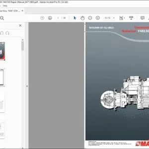 Manitou Y48130X Y43160X Y8140X Y48150X Repair Manual_647119EN - PDF DOWNLOAD