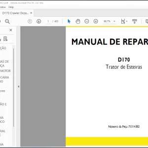 NEW HOLLAND D170 Trator de Esteiras Manual de Reparações 75314382 - PDF DOWNLOAD (Brasil)