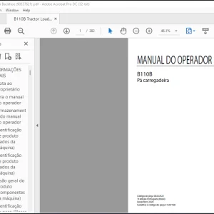 NEW HOLLAND FB110B Pá carregadeira MANUAL DO OPERADOR 90337621 - PDF DOWNLOAD (Brasil)