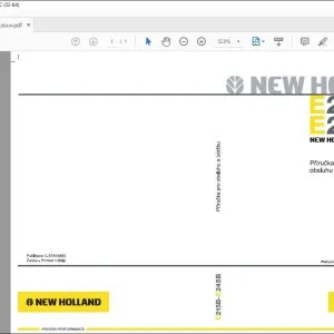 New Holland E215B E245B Prírucka pro obsluhu a údržbu 87618863 - PDF DOWNLOAD (Czech)