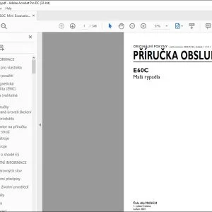 New Holland E60C Malá rypadla PRÍRUCKA OBSLUHY 90436524 - PDF DOWNLOAD (Czech)