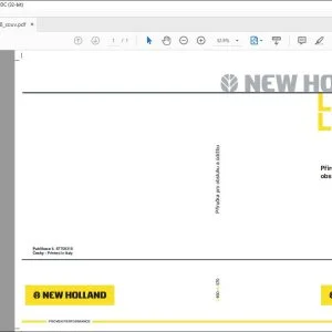 New Holland L160 L170 Příručka pro obsluhu a údržbu 87709318 - PDF DOWNLOAD (Czech)