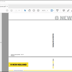 New Holland MH2.6 MH3.6 РЪКОВОДСТВО ЗА ОПЕРАТОРА 8434898 - PDF DOWNLOAD (Bulgarian)