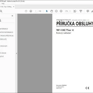New Holland W110C Tier 4 Kolovy nakladac PRÍRUCKA OBSLUHY 47555705 - PDF DOWNLOAD (Czech)