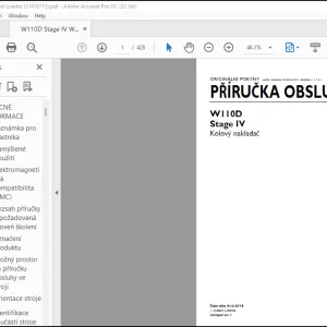 New Holland W110D Stage IV Kolový nakladač NÁVOD K OBSLUZE (51418715) - PDF DOWNLOAD (Czech)