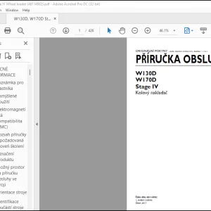 New Holland W130D W170D Stage IV Kolový nakladac PRÍRUCKA OBSLUHY (48114982) - PDF DOWNLOAD (Czech)   