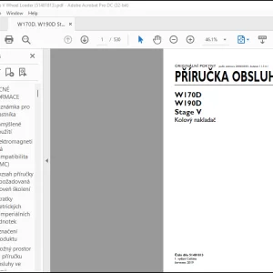 New Holland W170D W190D Stage V Kolový nakladač PRÍRUCKA OBSLUHY (51481813) - PDF DOWNLOAD (Czech)