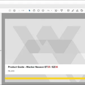 Product Guide -Wacker NeusonET35 EZ36 - PDF DOWNLOAD